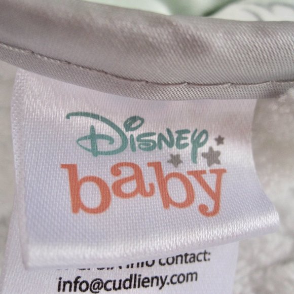 Disney Winnie the Pooh Green Baby Blanket Smiling Bear Soft Cuddly Plush Fleece - Picture 5 of 6